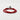 eg-05(SV925) leather bracelet - red