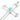 cross pendant /SV cup Lavender Turquoise