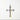SV925 cross K18YG tip pendant/K18YG cup red orange sapphire/diamond quad accent halo setting