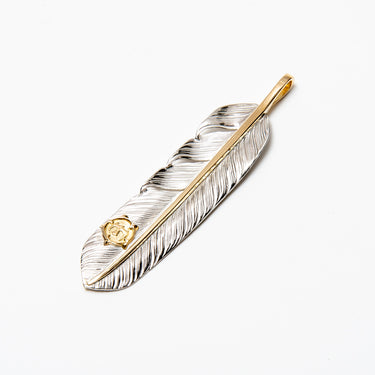 L flight feather K18 core 02/K18 arabesque eagle metal