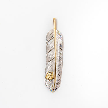 L flight feather K18 core 02/K18 arabesque eagle metal