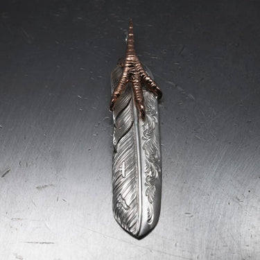 arabesque feather 02/ K18PG claw