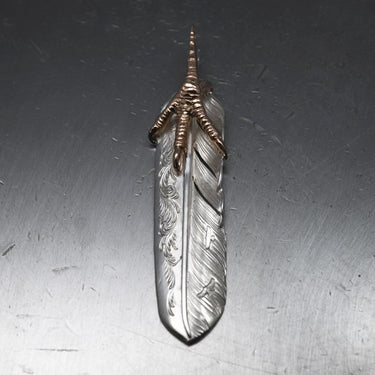 arabesque feather 01/ K18PG claw