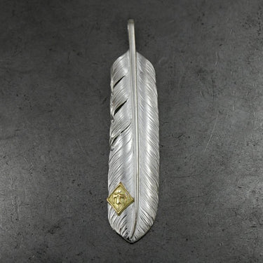 The new type of large size feather 02/K18 M eagle metal