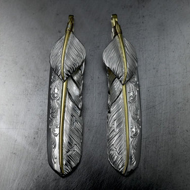 arabesque feather K18 core/heart feather K18 core
