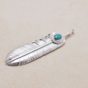 feather top・turquoise
