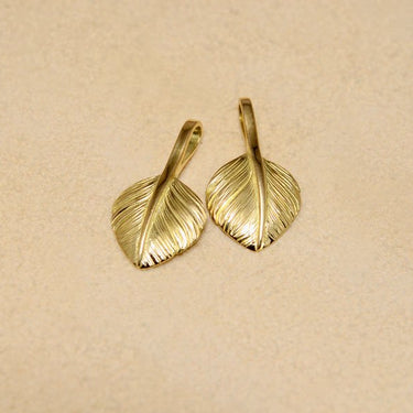 M-size heart feather/K18