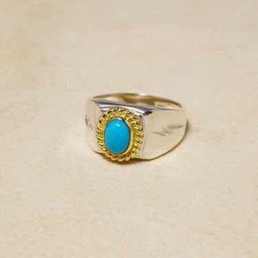 印台/k18 turquoise ring