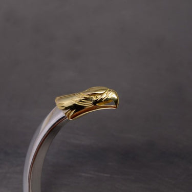 eagle triangle bangle two face K18